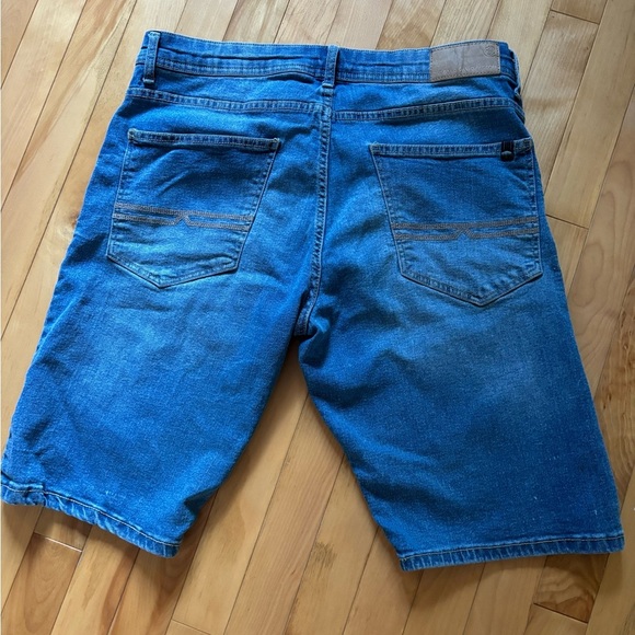 Buffalo David Bitton Men's Classic Blue Jean Shorts - Picture 3 of 3